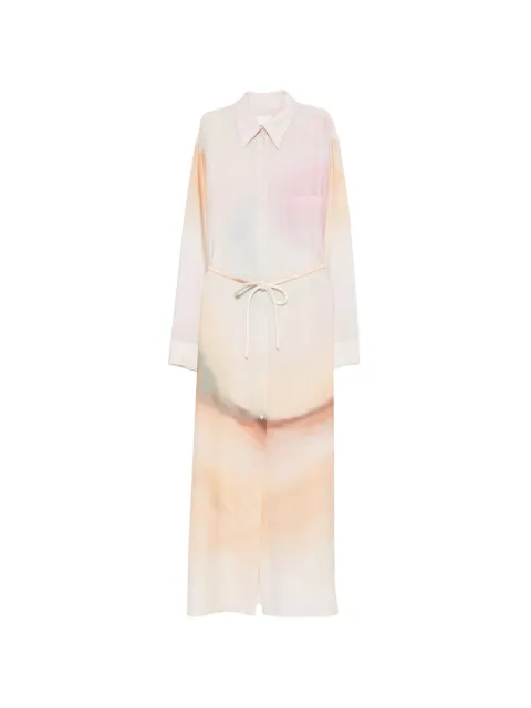 Nanushka buttoned tie dress Neutrals NW26PSDR11531
