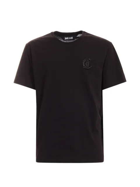 Just Cavalli logo-detail T-shirt Black 80OAHT07CJ500
