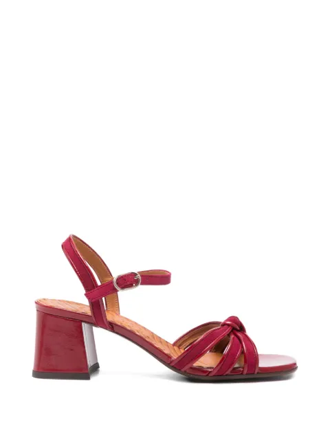 Chie Mihara Leilah knotted strap sandals Red LEILAH