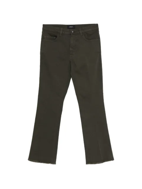 Fay button-fastening jeans Green NTW8252505TQVR