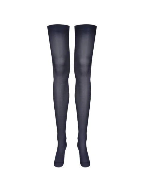 Maison Close cut curled stockings Blue 564997