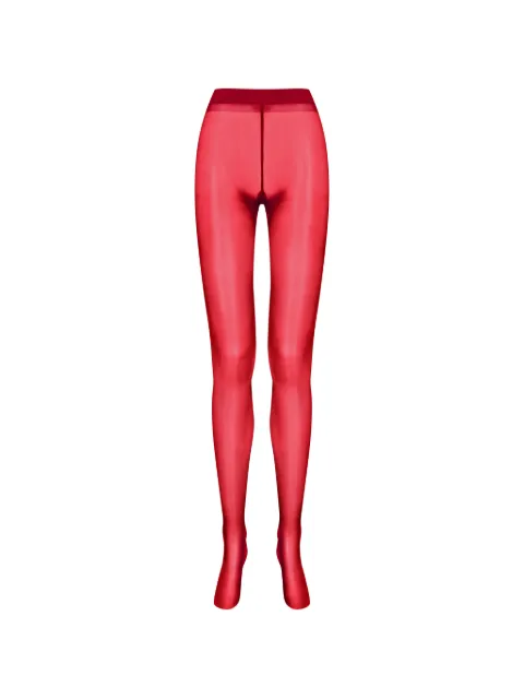 Maison Close Obsession semi-sheer finish tights Red 564973