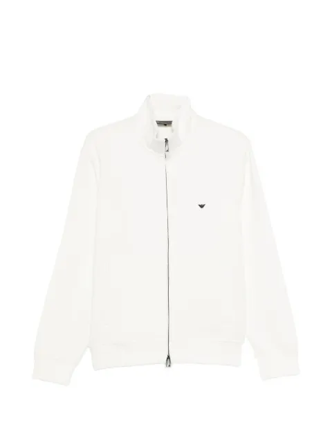 Emporio Armani zip cotton jacket White EM004536AF10013U0003