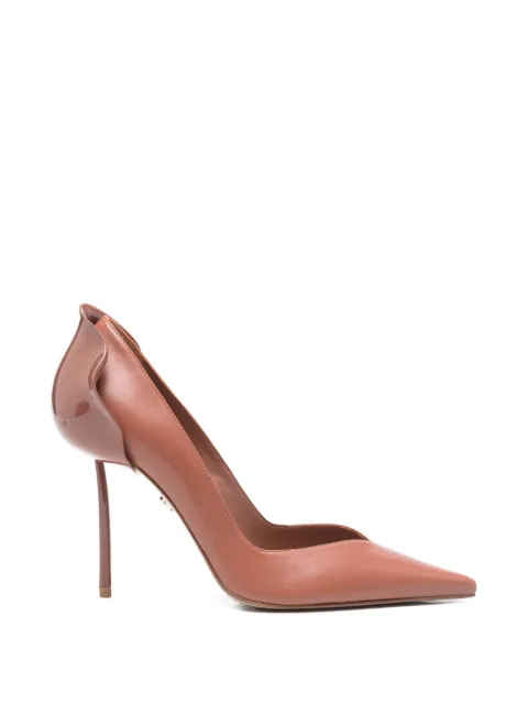 Le Silla Petalo ruffled pointed pumps Neutrals 3130D090BXPP785