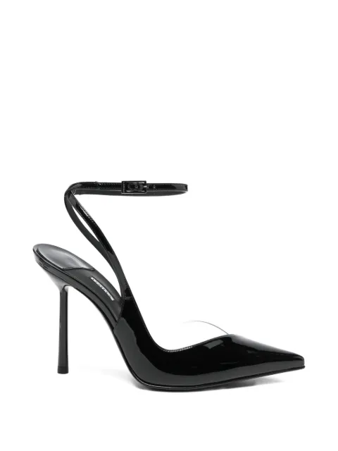Le Silla ankle-strap pointed-toe pumps Black 4252D090BXPP001