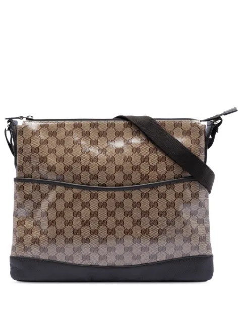 Gucci Pre-Owned 2016-2025 GG Crystal crossbody bag Brown NJ8OI2GWJGG0G7Z2