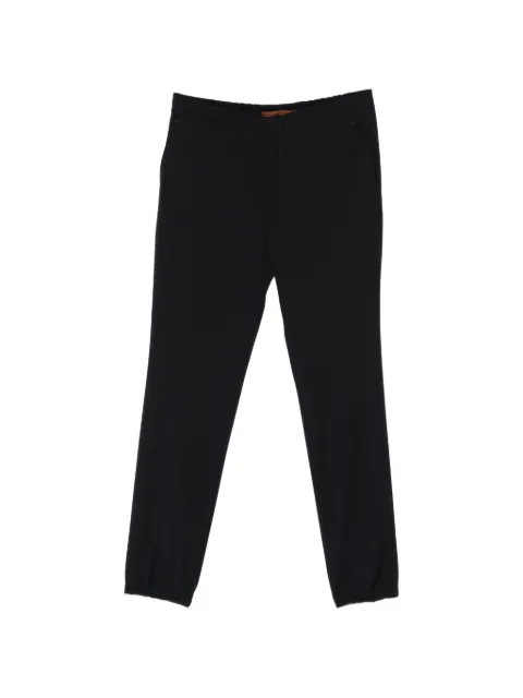 Zegna elastic-waistband trousers Blue 73V4C13ZF009A3