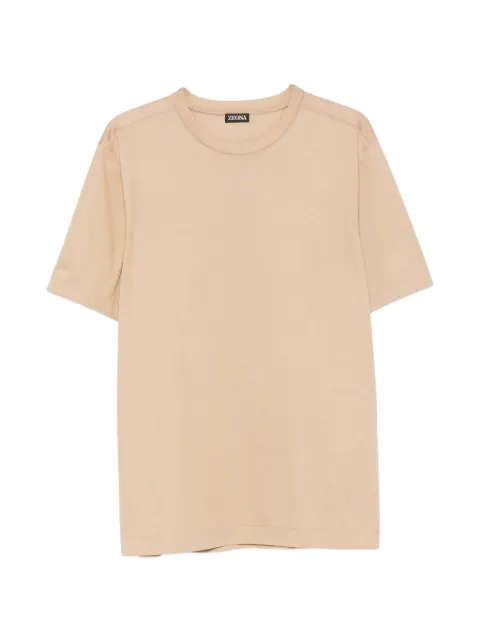 Zegna crew-neck T-shirt Neutrals UH335A3H771