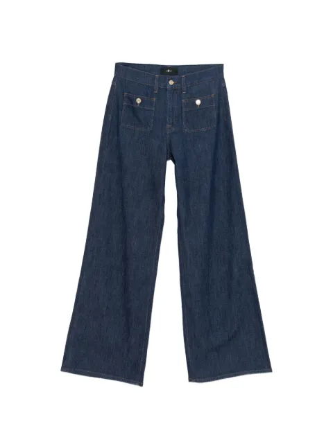 7 For All Mankind Lotta patch pocket tailorless jeans Blue 7U8EPR70