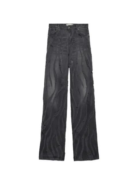 Blumarine distressed baggy jeans Black 2J239A