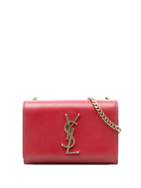 Saint Laurent Pre-Owned 2014 Small Leather Monogram Kate crossbody bag Red G7D4585WRYNDHCRV