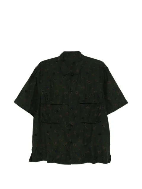 sacai floral-print shirt Green 2603977M