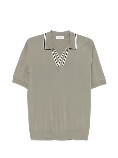 Paolo Pecora V-neck T-shirt Brown A031F2005326