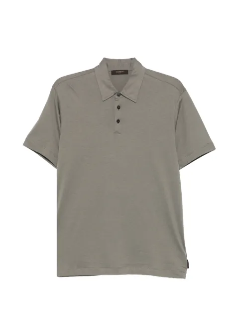 Zanone buttoned polo shirt Grey 810382ZQ317