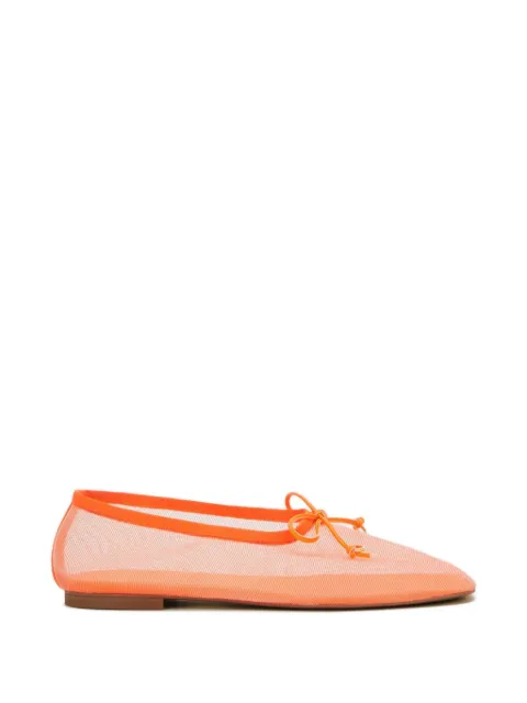 ODISSI Louise bow-detail ballet flats Orange OD44065B21133