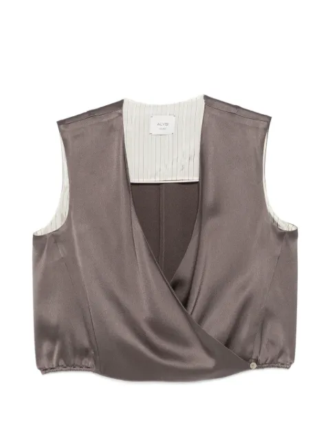 Alysi cross-over top Brown 116261P6221