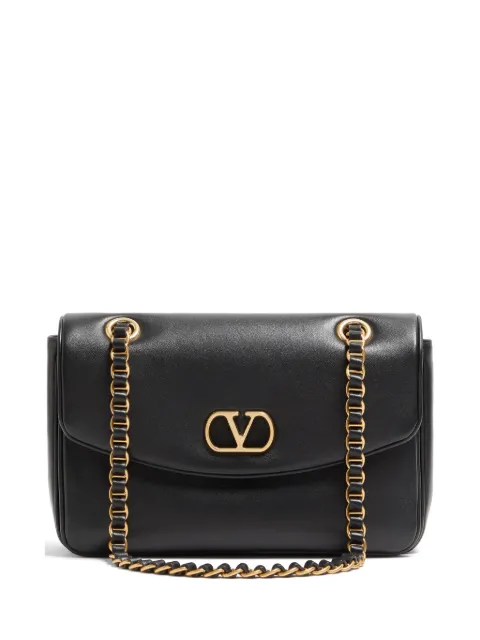 Valentino Garavani Djuna medium chain bag in nappa leather Black WB0T57AIR
