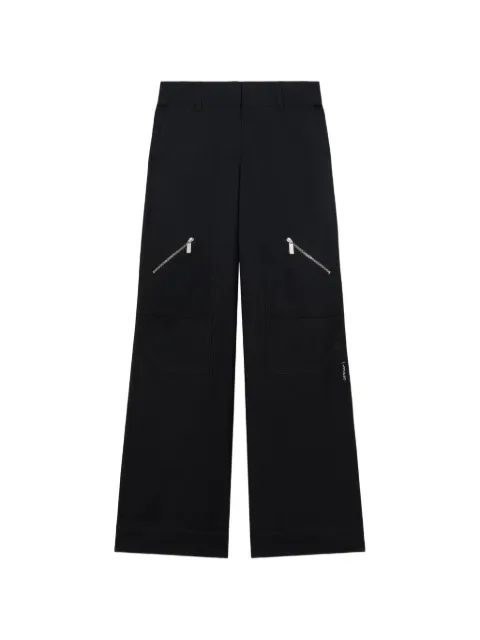 Off-White gabardine pocket trousers Black 2CF02BS26FAB001W002