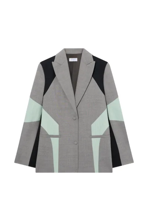Off-White colour-block blazer Grey 2EF12PS26FAB001W056