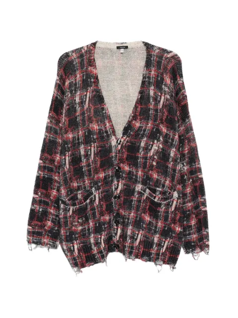 R13 frayed cardigan Black R13WY198Y261A