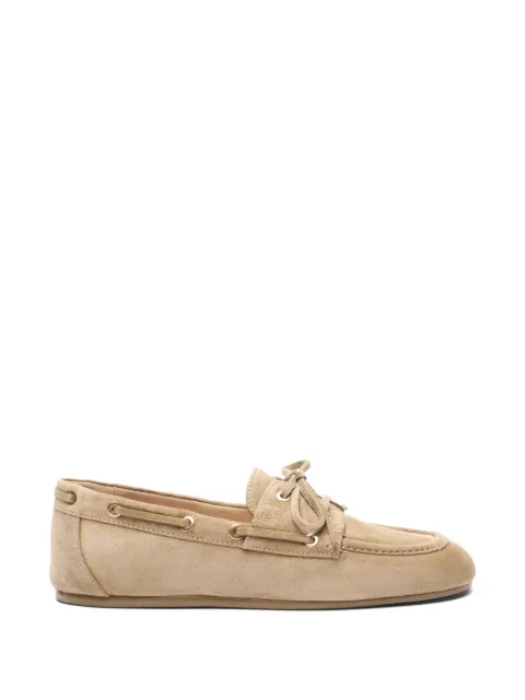 Stuart Weitzman Tinsley tie-detail loafers Neutrals SK691