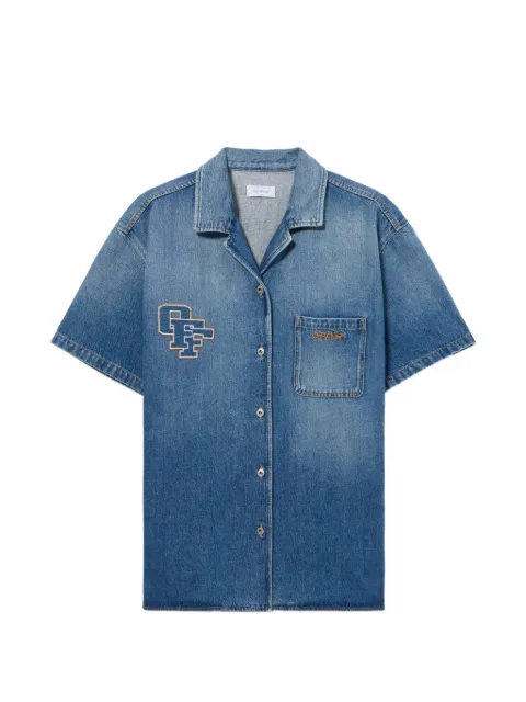 Off-White Royal-patch denim dress Blue 2YM038S26DEN001W421