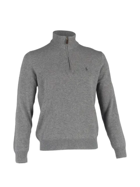 Ralph Lauren Vintage Polo Pony-embroidered sweater Grey RFCPUGBCL678618M