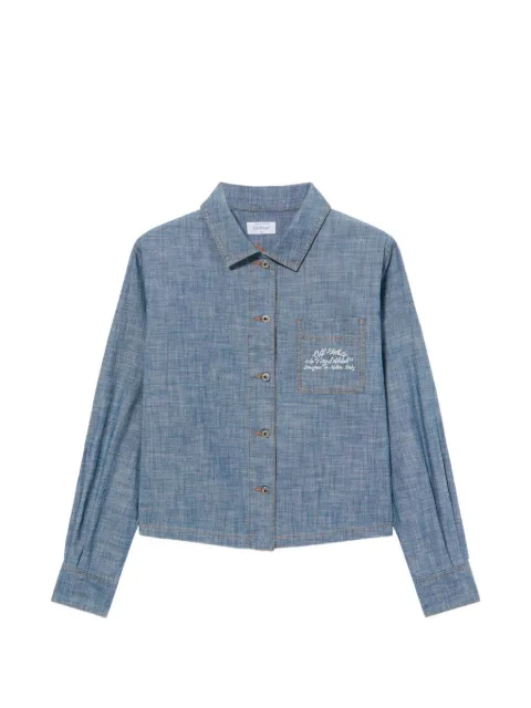 Off-White chambray denim shirt Blue 2YD013S26DEN001W497