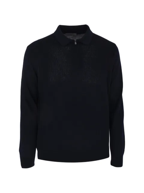 Corneliani knitted polo Blue 26M5612625196