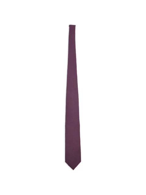Corneliani dotted tie Purple 26U3022620313