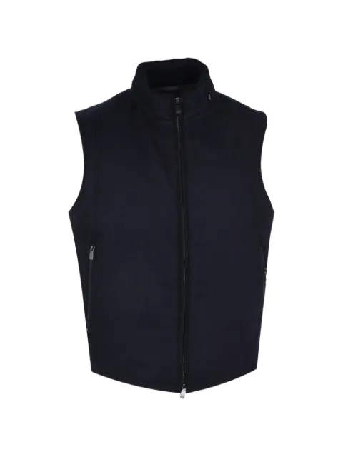 Corneliani zip outdoor waistcoat Blue 26C5712618267