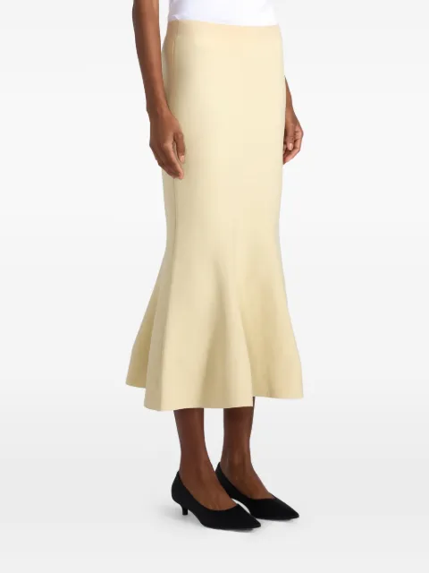 Liviana Conti flared skirt Yellow F6SG12