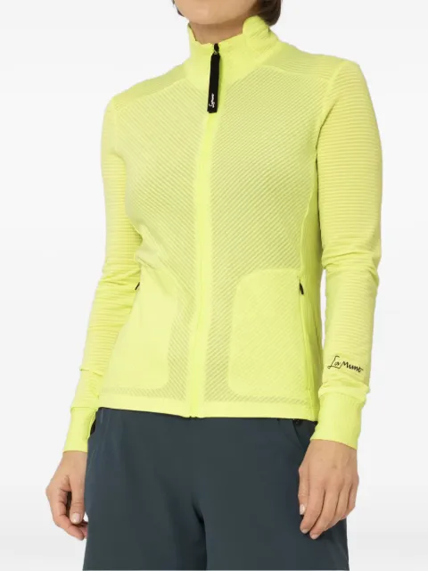LAMUNT zip-up fitted jacket Yellow 8550138