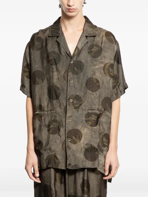 Uma Wang Terry printed shirt Grey UM1506