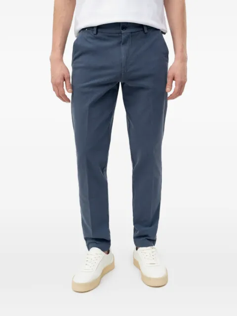 BOSS button-fastening trousers Blue 50543315