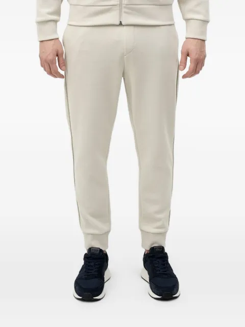 BOSS cotton-blend tracksuit set with contrast piping Neutrals 50555906
