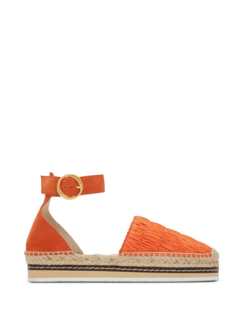 ODISSI Lily almond-toe espadrilles Orange OD44041B21098
