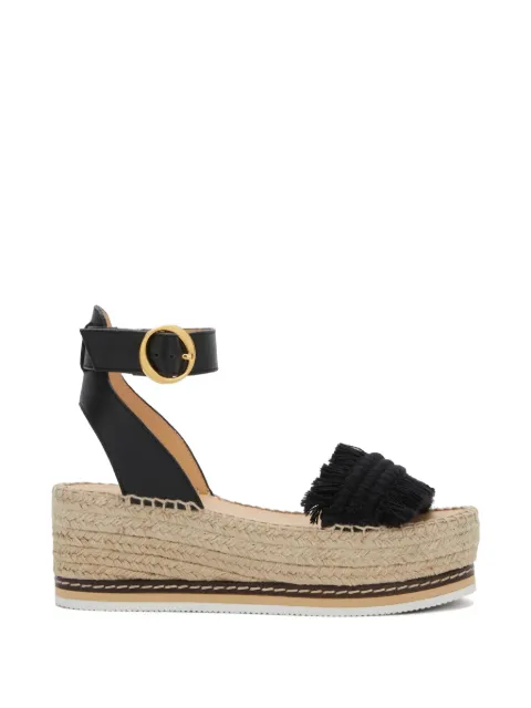 ODISSI Lily mid-wedge espadrilles Black OD44042B21101