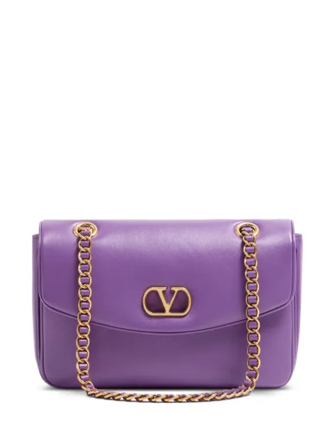 Valentino Garavani Djuna medium chain bag in nappa leather Purple WB0T57AIR
