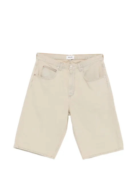 AGOLDE Fusion denim shorts Neutrals A7151141