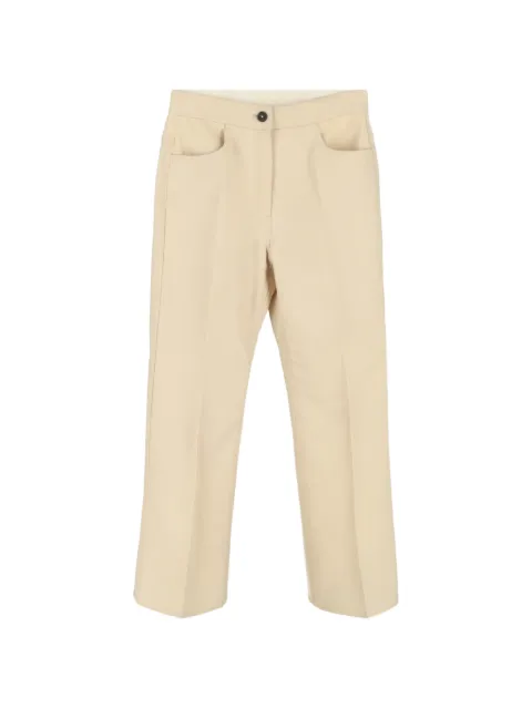 Jil Sander Pre-Owned straight-leg trousers Neutrals NAPPUGBCL648234W