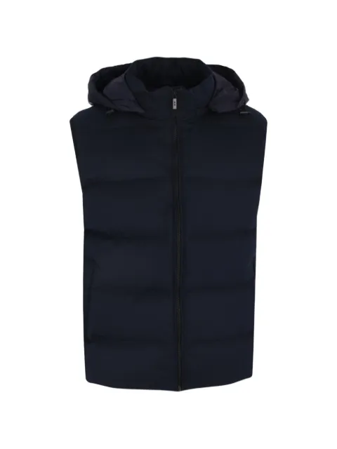 Corneliani hooded gilet Blue 26CAL22620158
