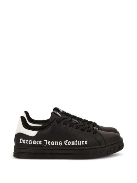 Versace Jeans Couture logo sneakers Black 80YA3SKCZPB83