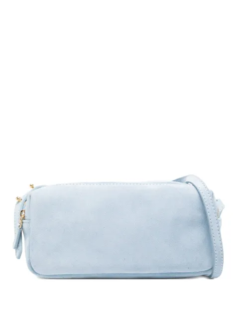 Elleme mini Trousse double-zip cross body bag Blue MINITROUSSESUEDE