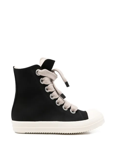 Rick Owens DRKSHDW Jumbolace high-top lace-up sneakers Black DU01F4818DOW2