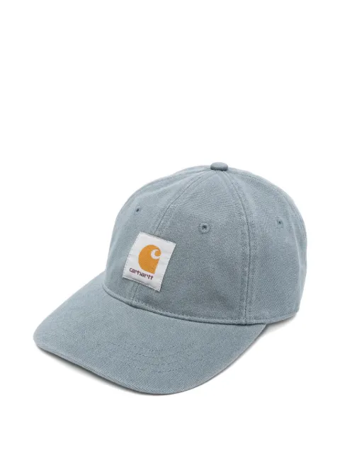 Carhartt WIP Canvas logo-patch baseball cap Blue I036654