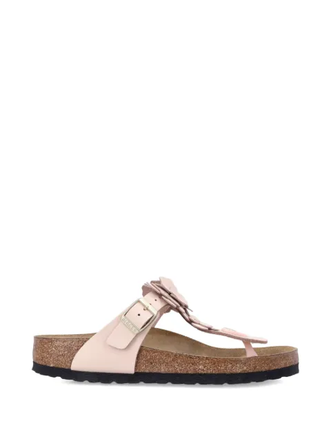 Birkenstock Gizeh flower leather sandals Pink 1029287