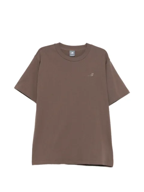 New Balance logo-detail T-shirt Brown MT41533ABP