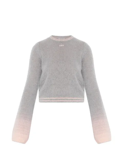 Off-White logo-embellishment sweater Grey 2HE10XS26KNI001W060