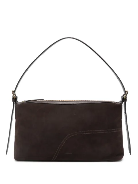 ATP Atelier Castellare zip suede tote bag Brown 123390